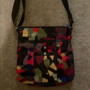 Nine West Geometric Pattern Nylon type purse.